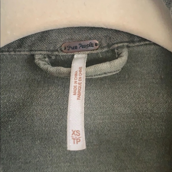 Free People slouchy military jacket - Picture 4 of 7